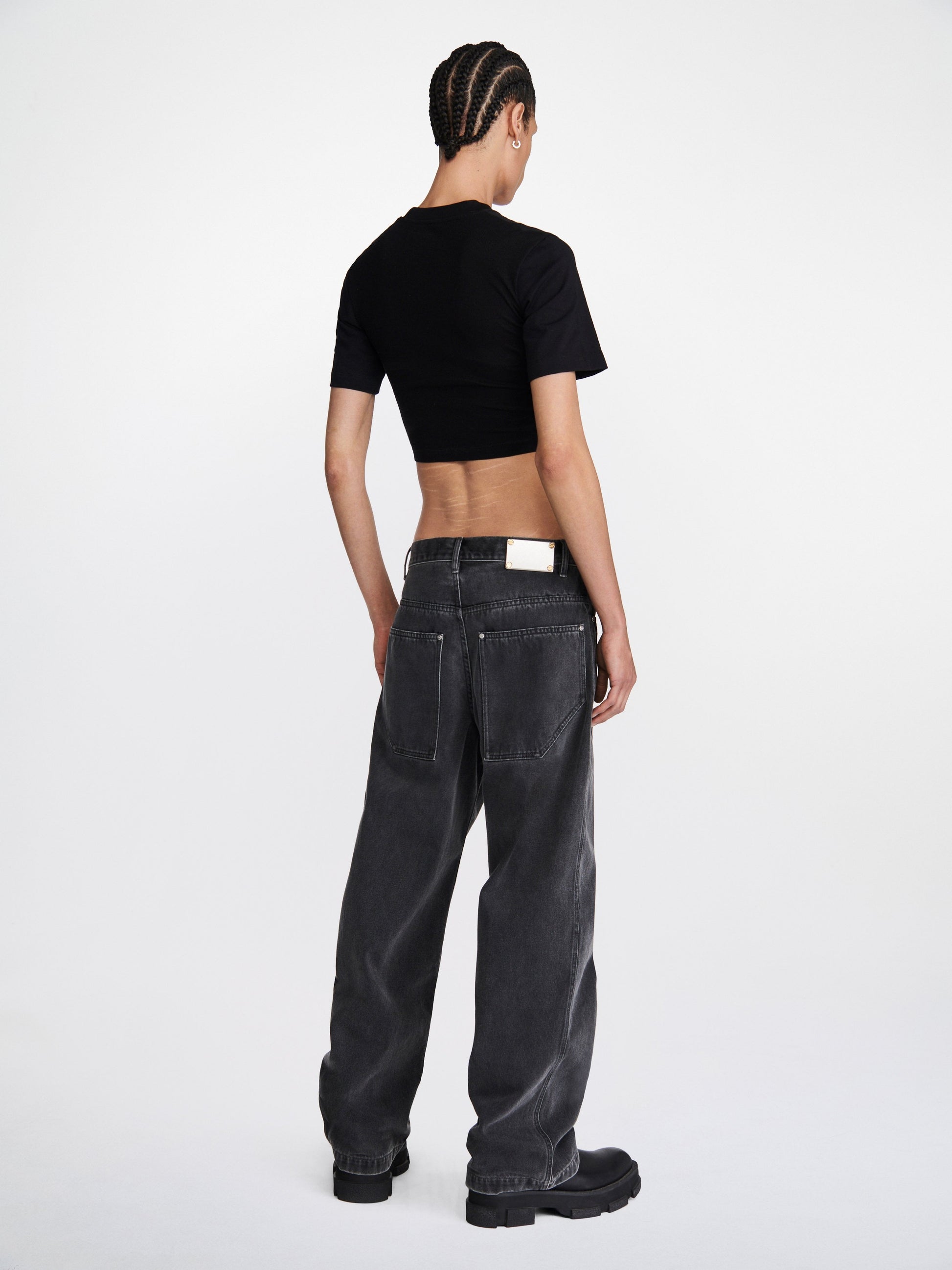 SLOUCHY DARTED JEAN